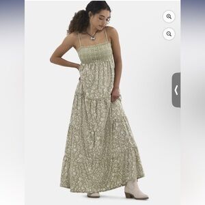 Crotchet lace maxi dress